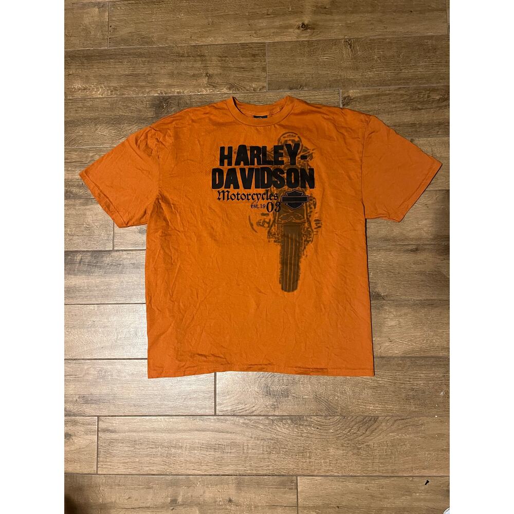 Harley Davidson Graphic Tee T-Shirt Men's Short Sleeve Monterey Bay CA Size 3XL